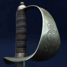 British WW1 War Economy 1898 Pattern Infantry Staff Sergeants Sword by Fenton Brothers, 1915 - 19